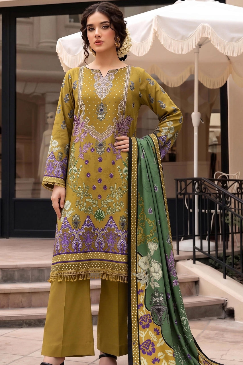 Malhaar Digital Printed Linen 3PC