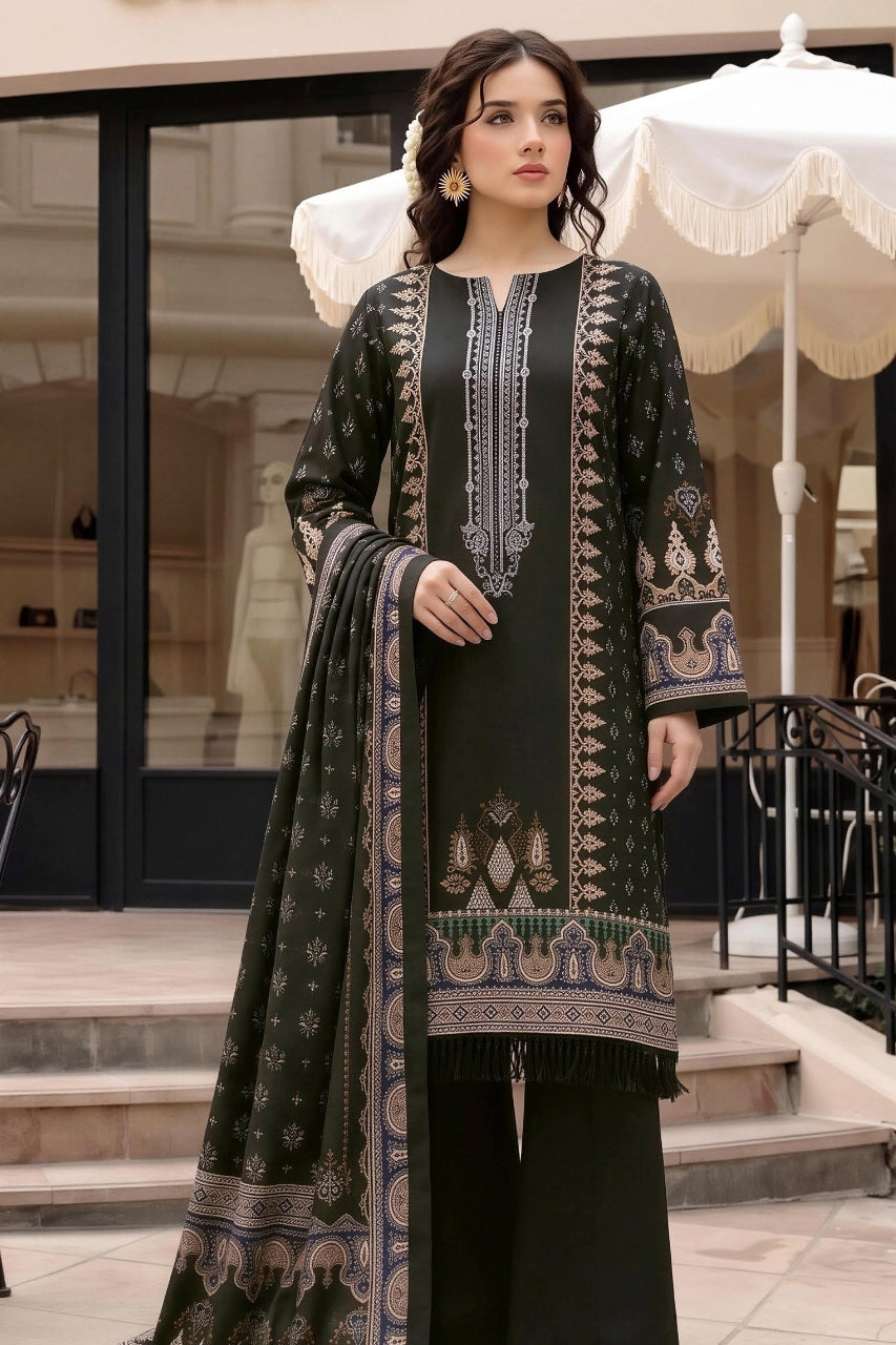 Malhaar Digital Printed Linen 3PC