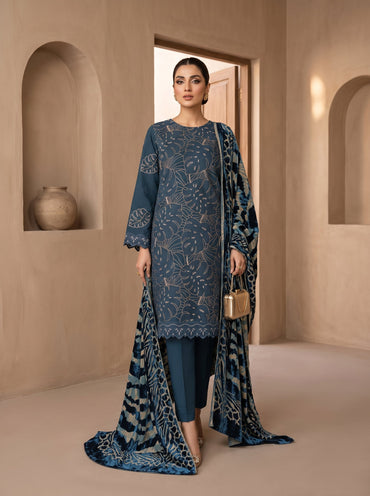 Bundle OF 06 | Luxuria By Anaya Noor | Dhanak With Plachi Shawl 3PC