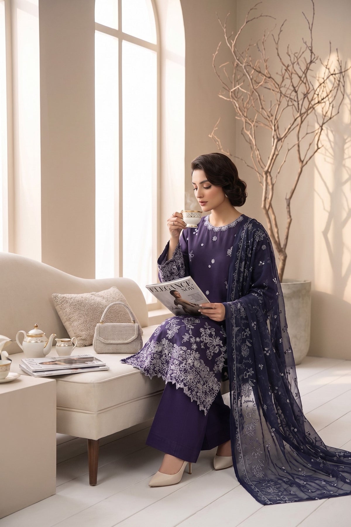 Bundle OF 08 | Lazer Kari By Anaya Noor | Viscose 3PC