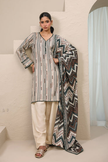 Bundle OF 10 | Raqs By Uneq | Khaddar 3PC (V-02)