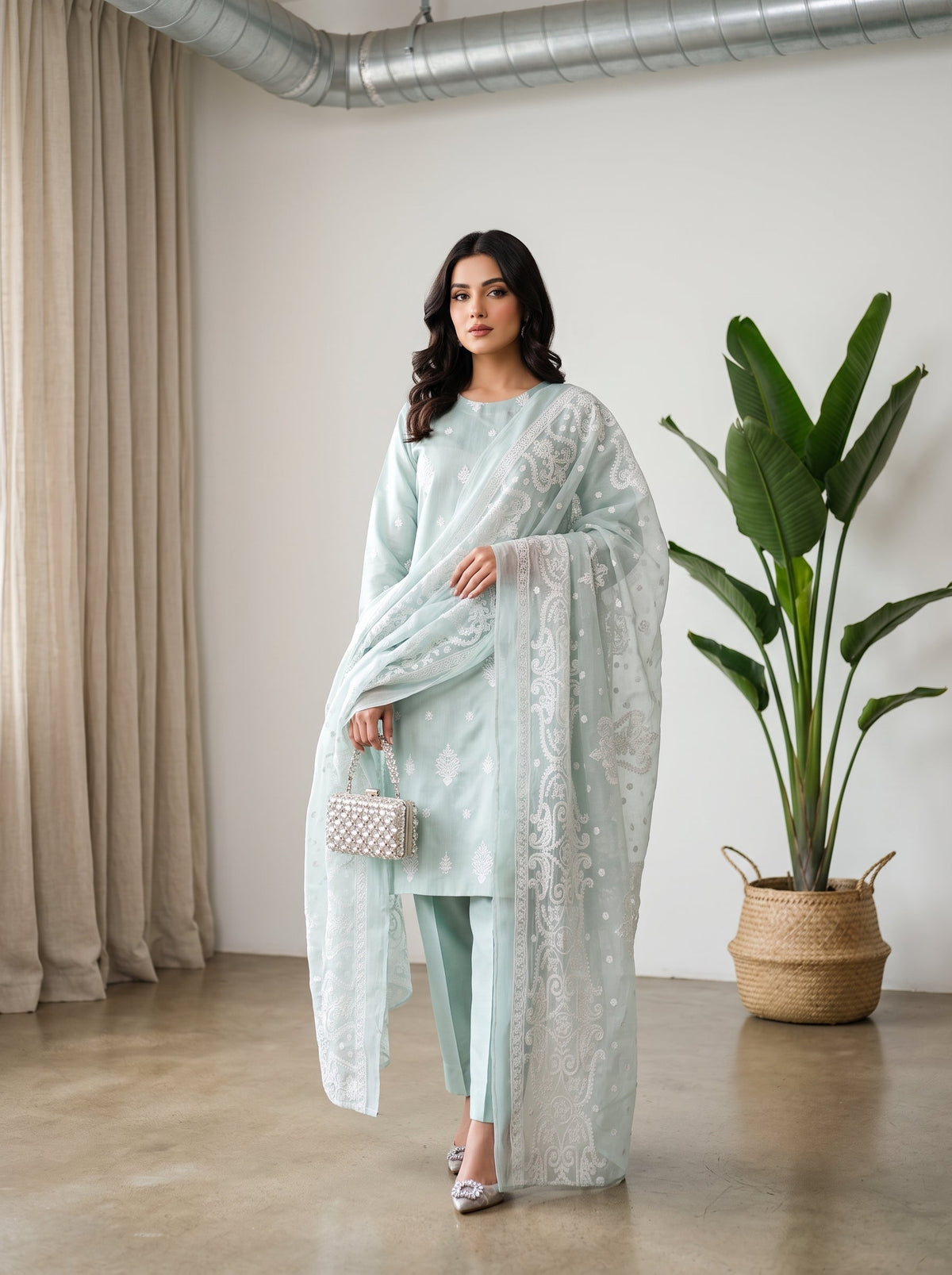 Bundle OF 10 | White Rose By Anaya Noor | Viscose 3PC