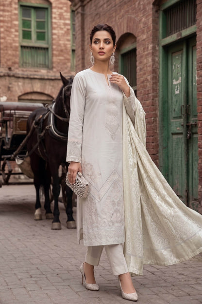 Bundle OF 06 | Khoshbo Sa By Anaya Noor | Dhanak with Plachi Shawl 3PC