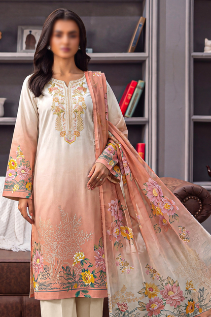 Bundle OF 10 | Asifa Nabeel | Shamoz Silk 3PC