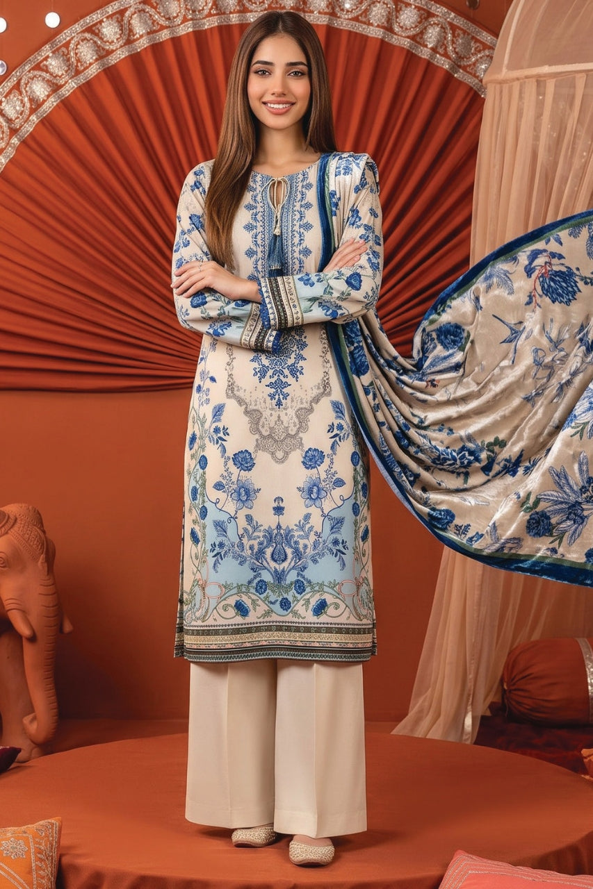 Bundle OF 10 | Zesh | Velvet Dora Viscose 3PC