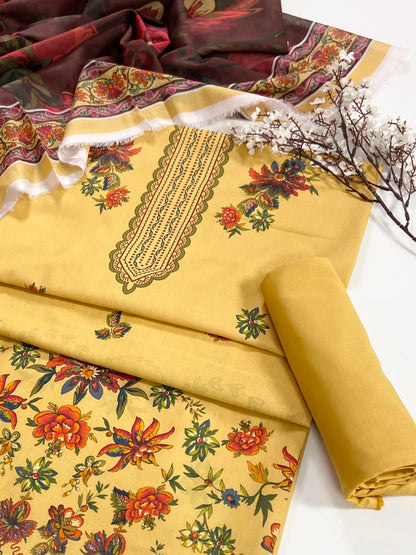 Parisahay By Shanaya Digital Printed Lawn 3PC