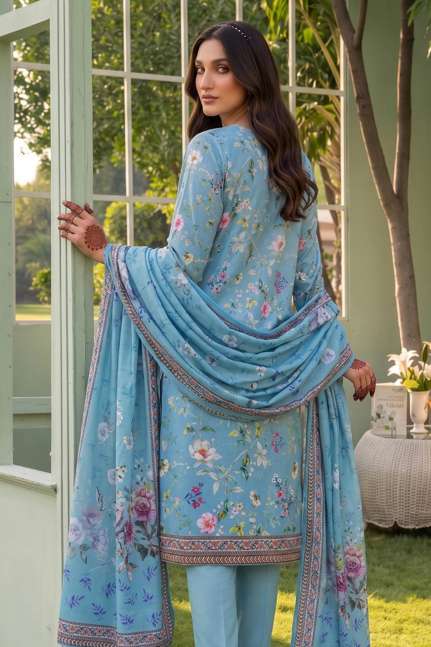 Belleza Digital Printed Khaddar 3PC