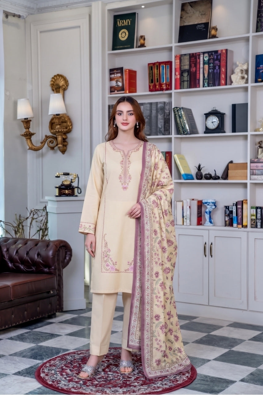 Noori By Shanaya Digital Printed Khaddar 3PC