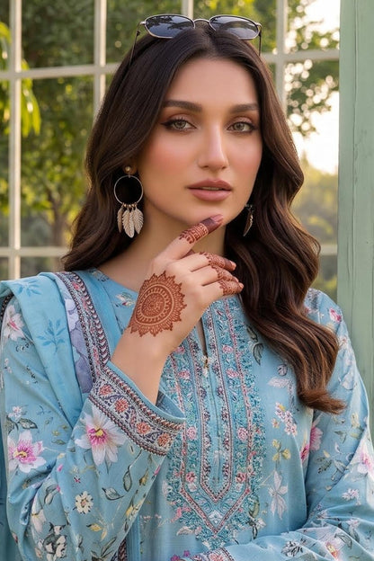 Belleza Digital Printed Khaddar 3PC