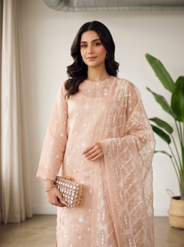Bundle OF 10 | White Rose By Anaya Noor | Viscose 3PC - image 17