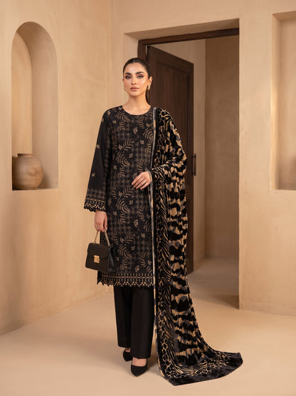 Bundle OF 06 | Luxuria By Anaya Noor | Dhanak With Plachi Shawl 3PC