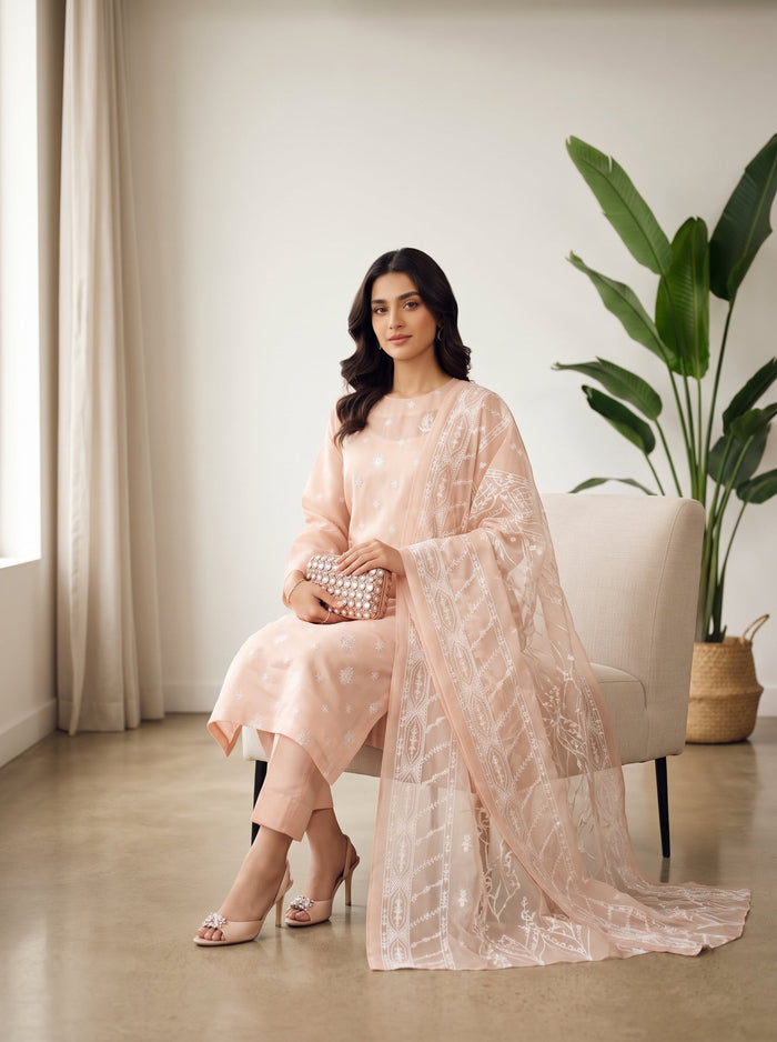 Bundle OF 10 | White Rose By Anaya Noor | Viscose 3PC - image 19