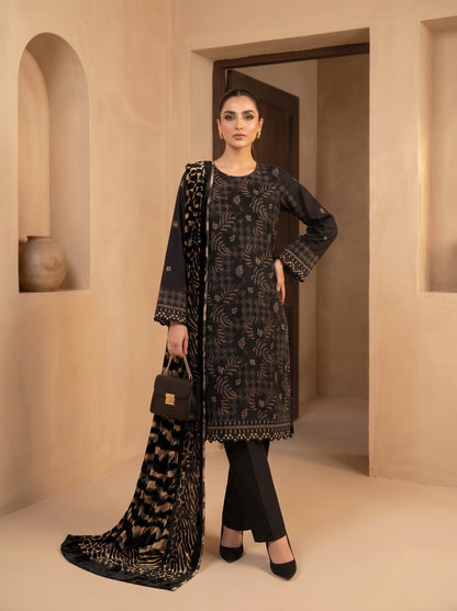 Bundle OF 06 | Luxuria By Anaya Noor | Dhanak With Plachi Shawl 3PC
