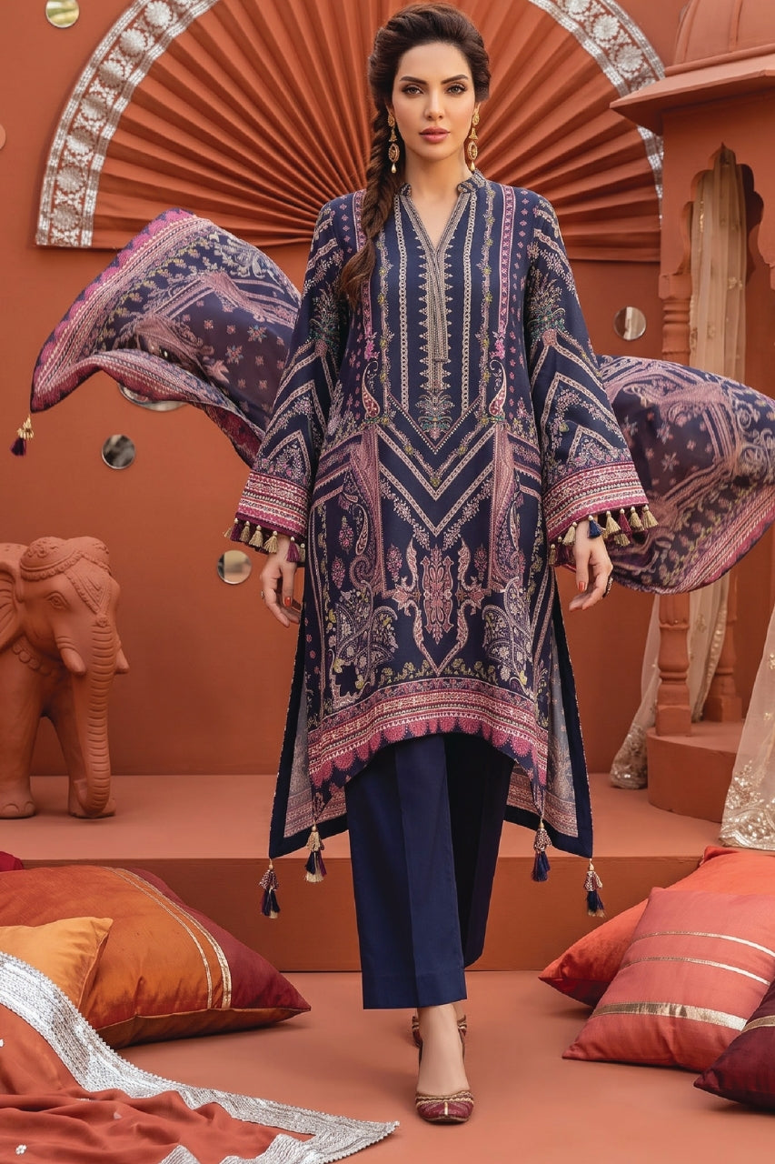 Bundle OF 10 | Zesh | Velvet Dora Viscose 3PC