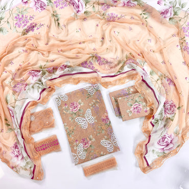 (Bundle OF 06) Maria B Butterfly (Pink)