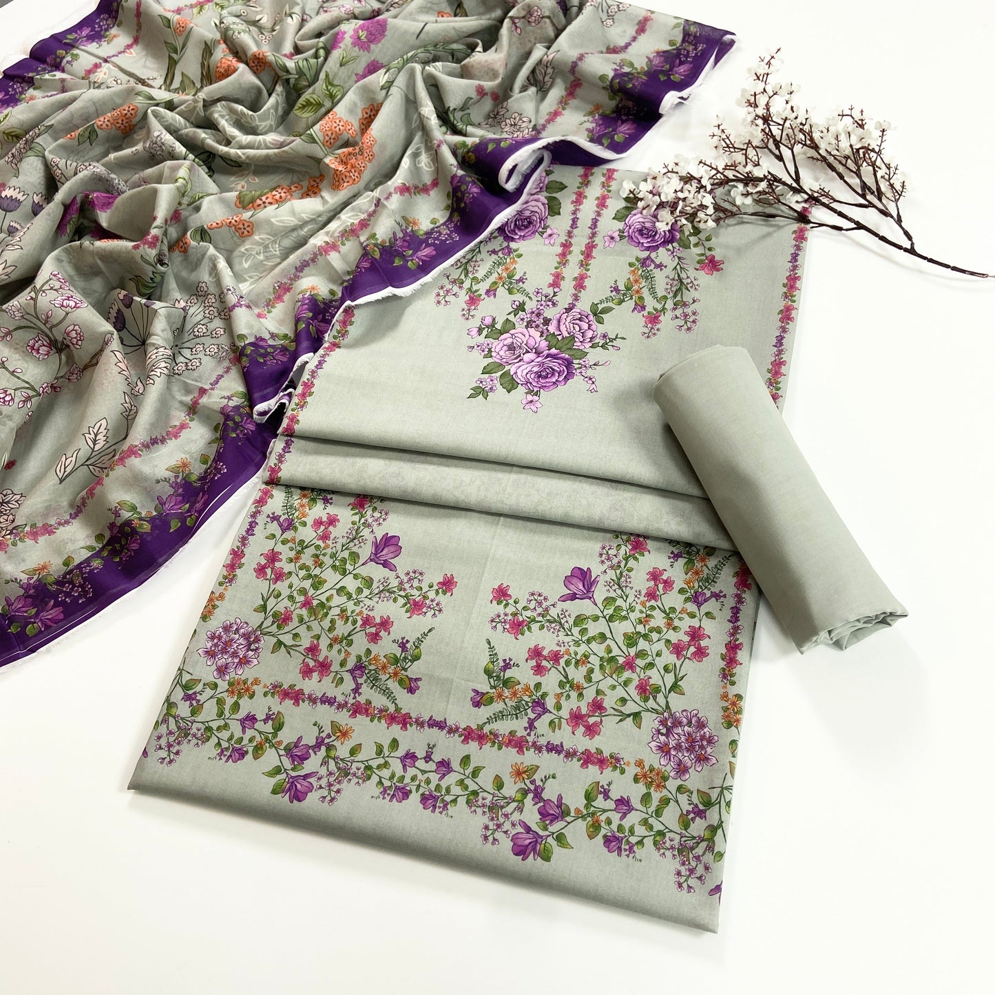 Parisahay By Shanaya Digital Printed Lawn 3PC