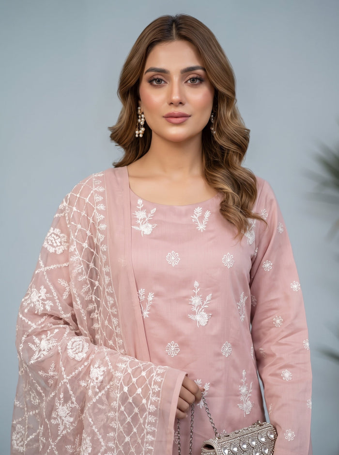 Bundle OF 10 | White Rose By Anaya Noor | Viscose 3PC - image 8