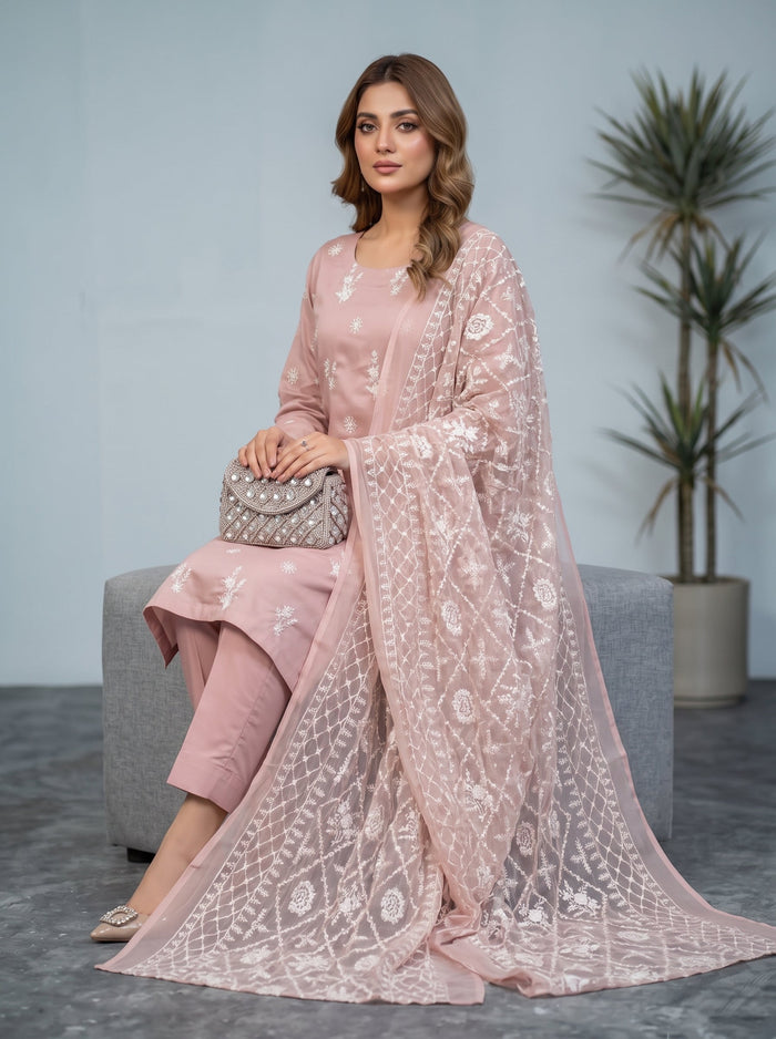 Bundle OF 10 | White Rose By Anaya Noor | Viscose 3PC - image 7