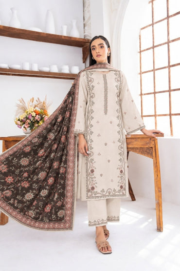 Bundle OF 08 | Mannat By Shanaya | Stone Linen 3PC
