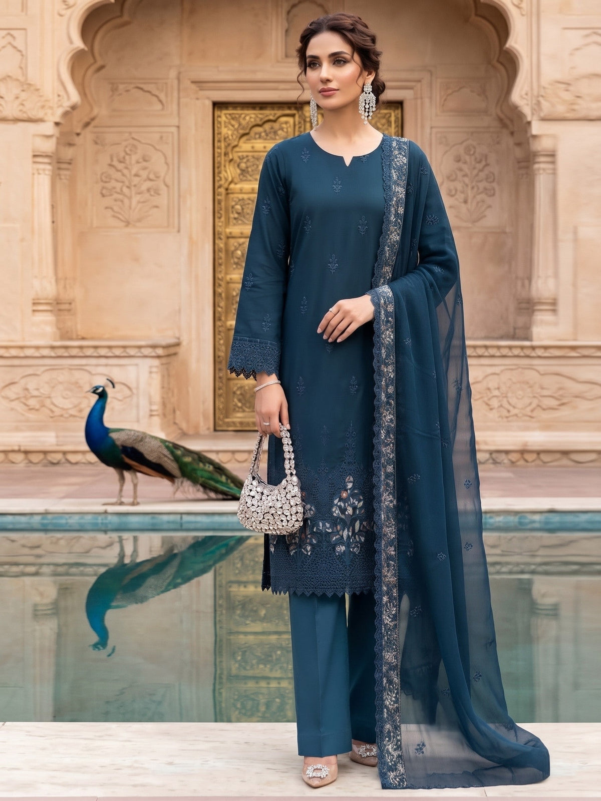 Bundle OF 8 | Sarma By Anaya Noor | Linen Viscose 3PC