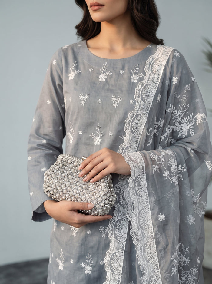 Bundle OF 10 | White Rose By Anaya Noor | Viscose 3PC - image 6