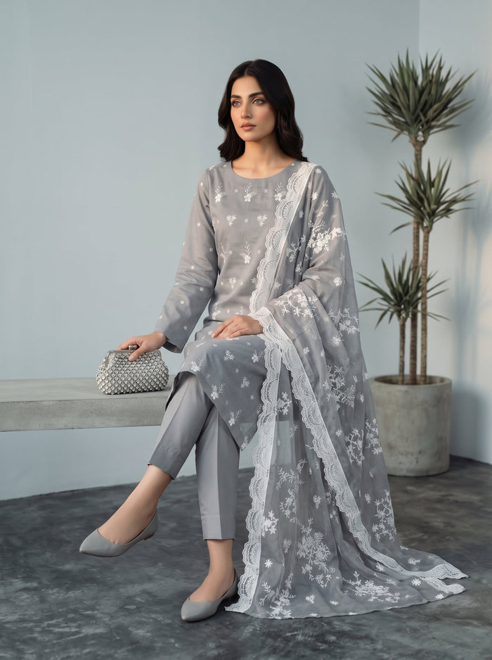 Bundle OF 10 | White Rose By Anaya Noor | Viscose 3PC - image 5
