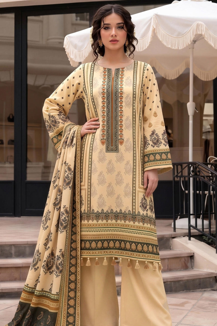 Malhaar Digital Printed Linen 3PC