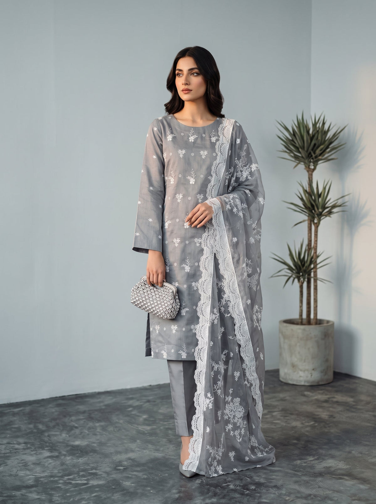 Bundle OF 10 | White Rose By Anaya Noor | Viscose 3PC