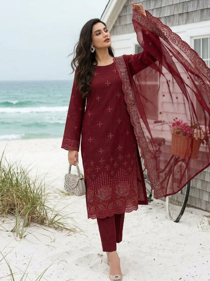 Bundle OF 8 | Sarma By Anaya Noor | Linen Viscose 3PC