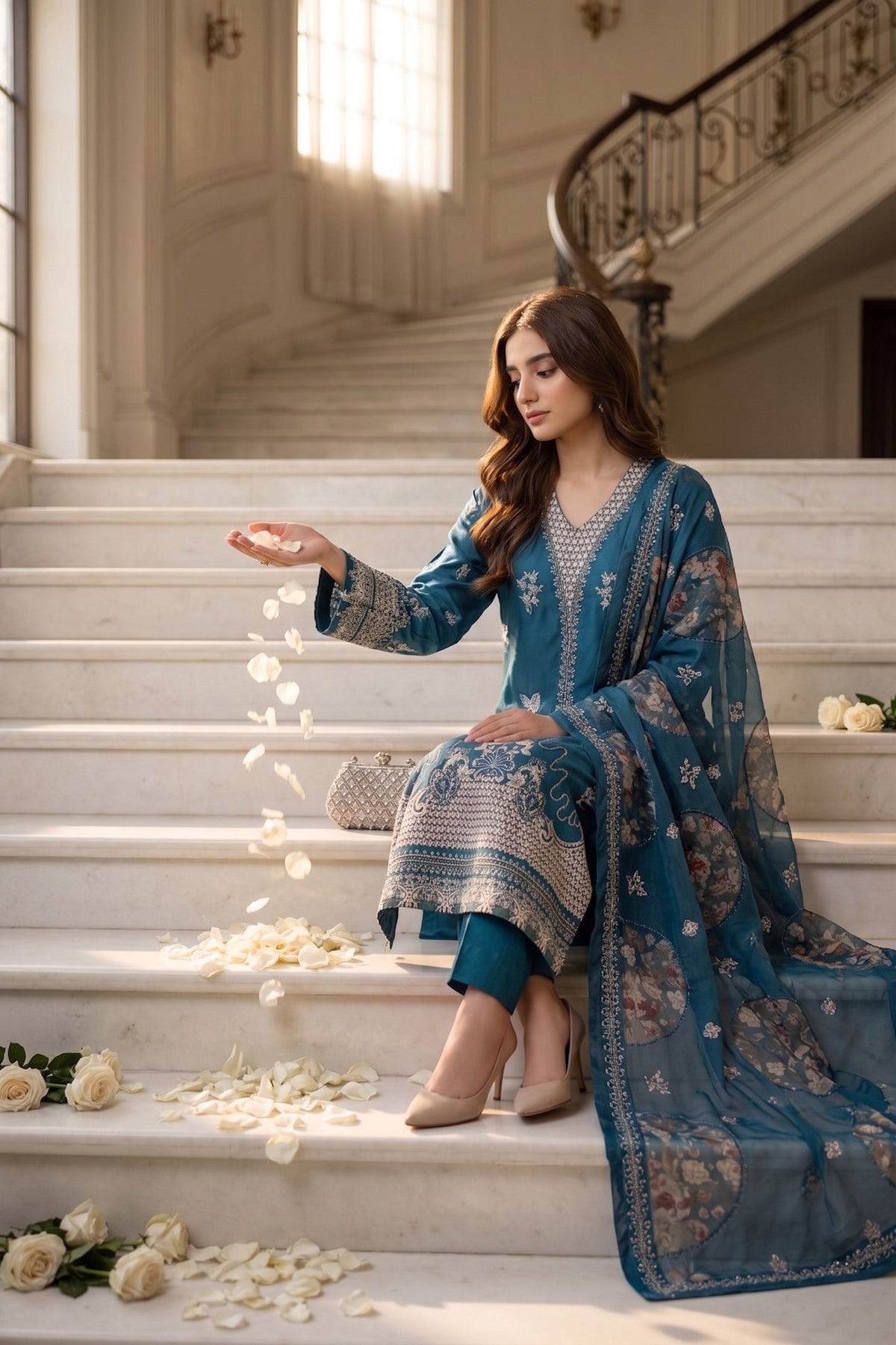 Bundle OF 08 | Lazer Kari By Anaya Noor | Viscose 3PC