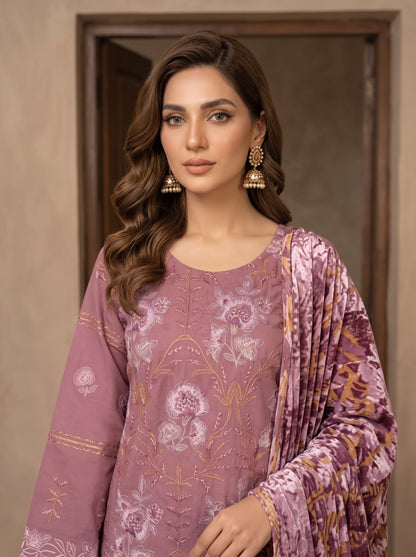 Bundle OF 06 | Luxuria By Anaya Noor | Dhanak With Plachi Shawl 3PC