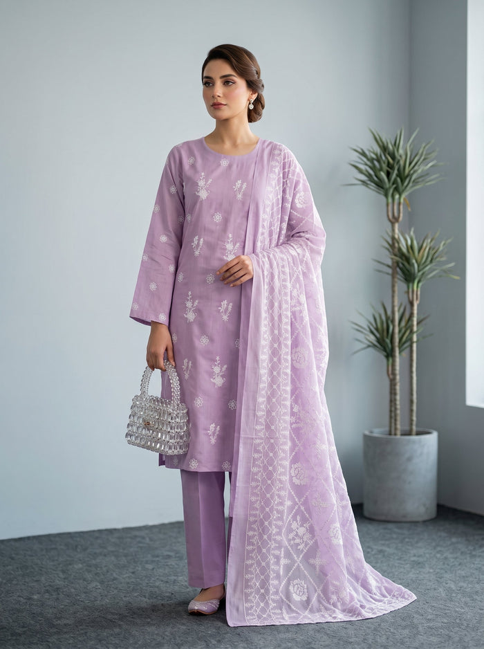 Bundle OF 10 | White Rose By Anaya Noor | Viscose 3PC - image 22