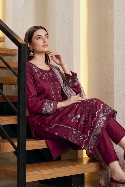 Saphira By Tawakkal Satin 3PC