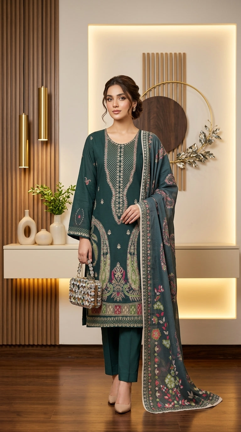 Bundle OF 08 | Kashmala By Anaya Noor | Khaddar 3PC