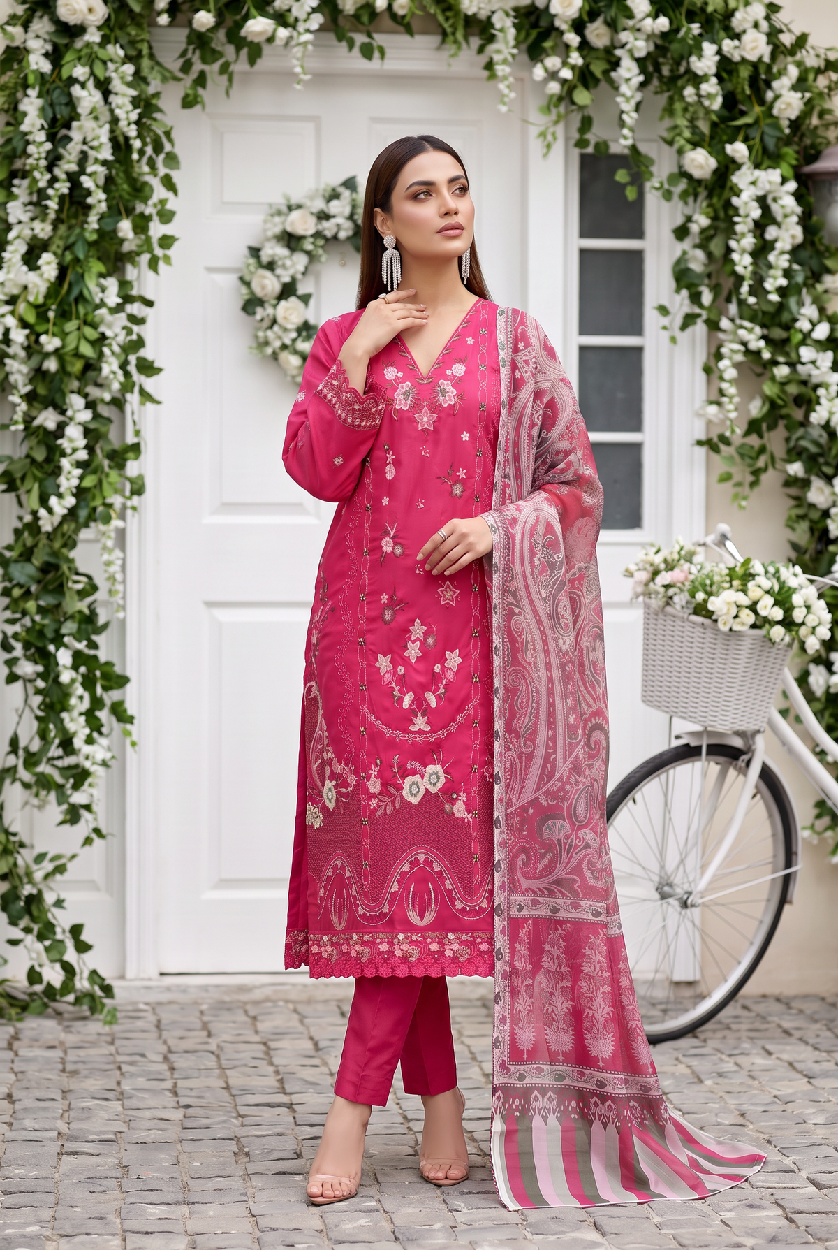 Bundle OF 10 | Kehkashan By Anaya Noor | Linen Viscose 3PC