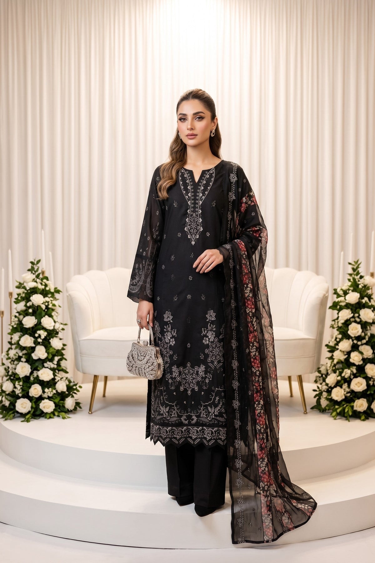 Bundle OF 08 | Lazer Kari By Anaya Noor | Viscose 3PC