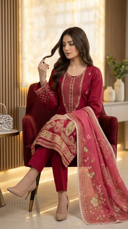 Bundle OF 08 | Kashmala By Anaya Noor | Khaddar 3PC