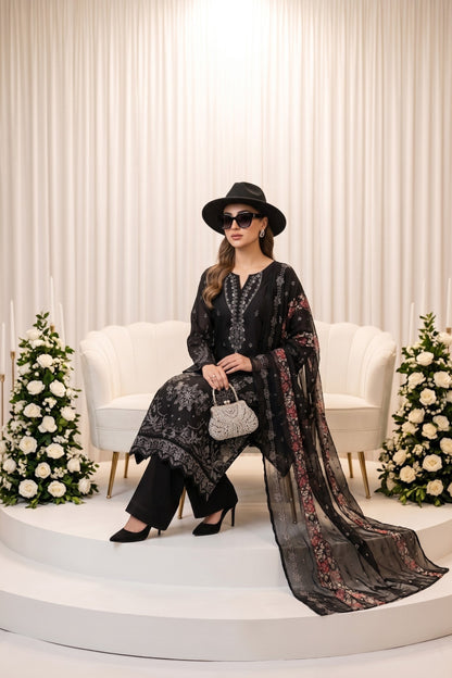 Bundle OF 08 | Lazer Kari By Anaya Noor | Viscose 3PC