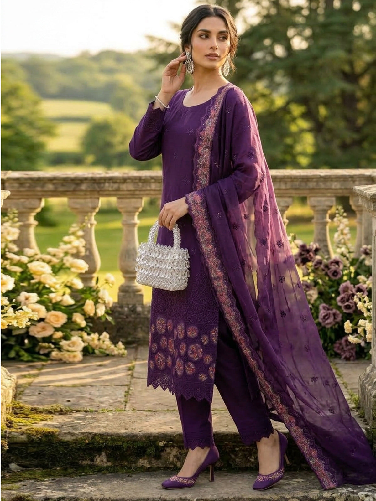 Bundle OF 8 | Sarma By Anaya Noor | Linen Viscose 3PC