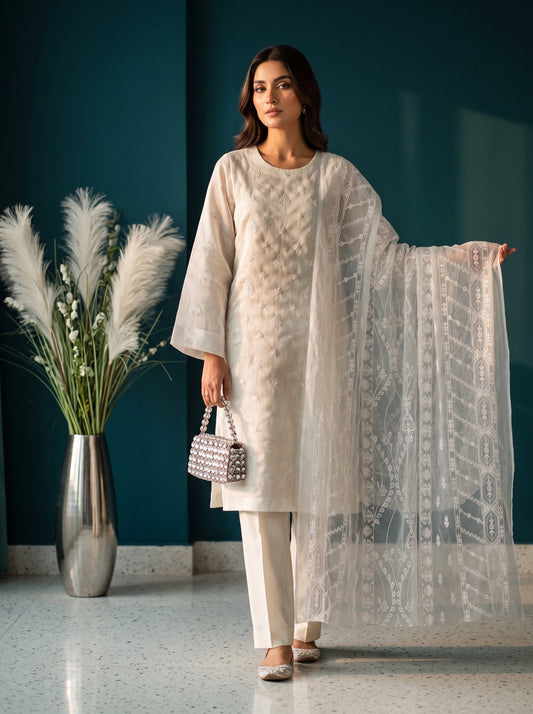 Bundle OF 10 | White Rose By Anaya Noor | Viscose 3PC