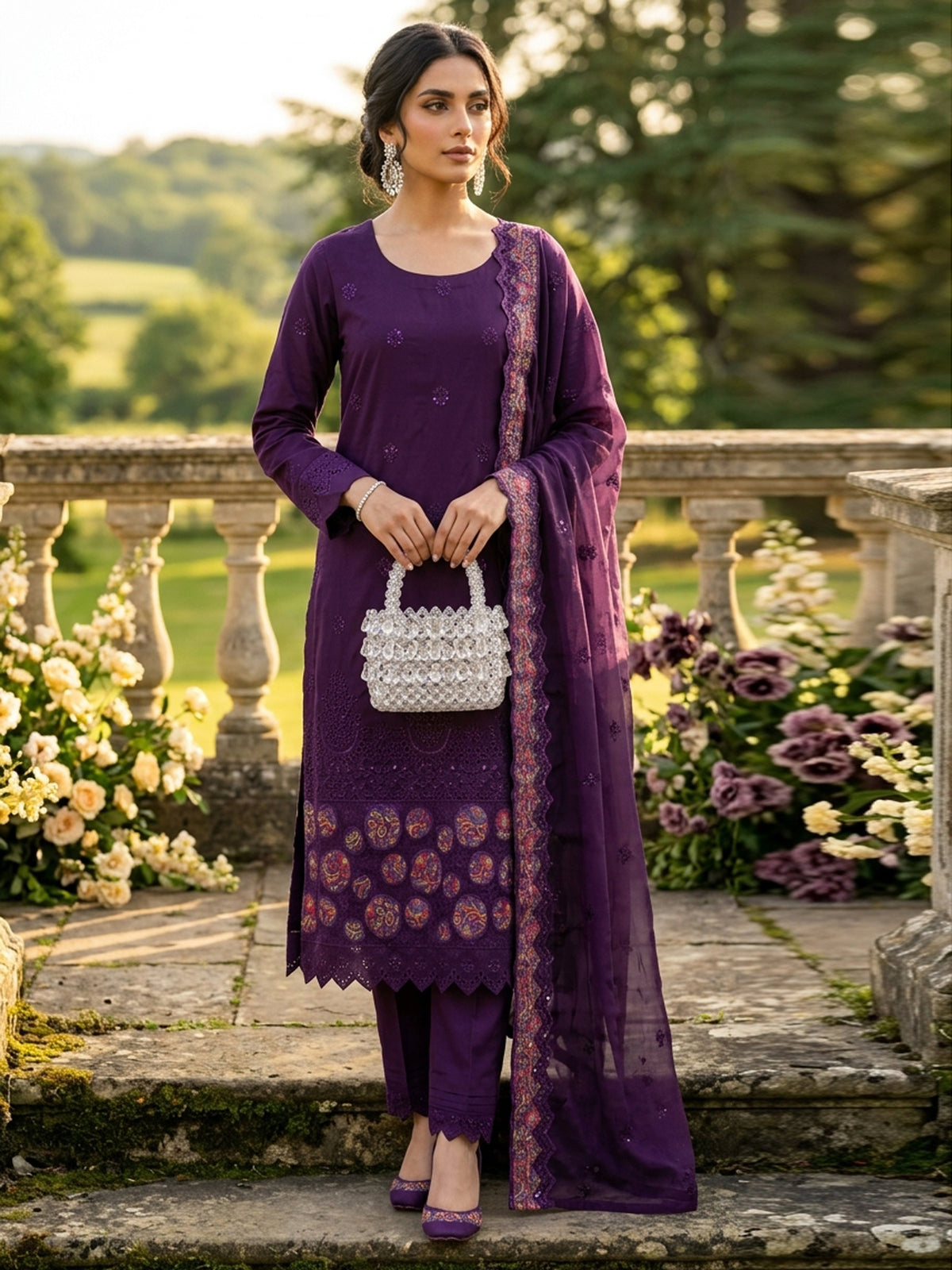 Bundle OF 8 | Sarma By Anaya Noor | Linen Viscose 3PC