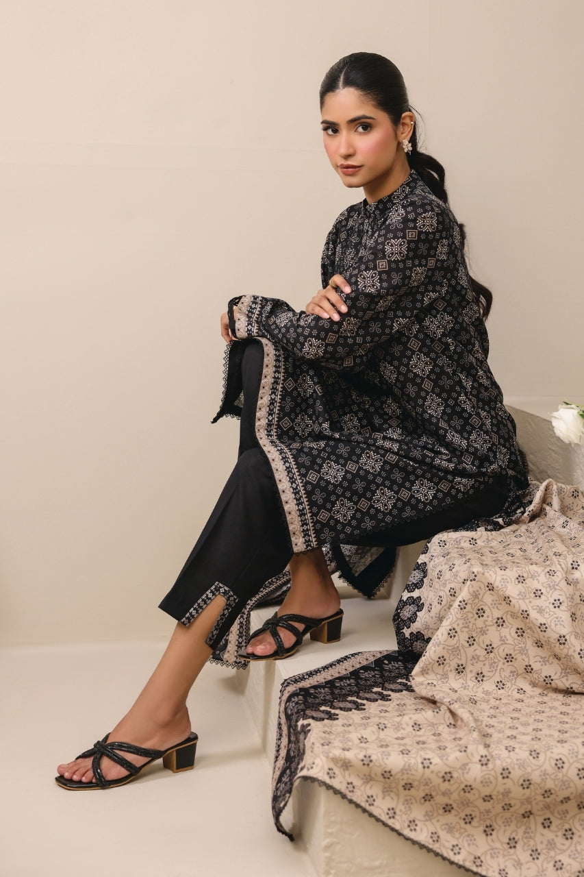 Bundle OF 10 | Raqs By Uneq | Khaddar 3PC (V-02)
