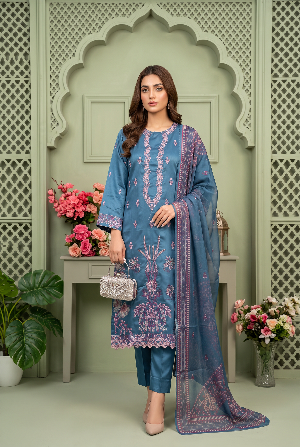 Bundle OF 10 | Kehkashan By Anaya Noor | Linen Viscose 3PC