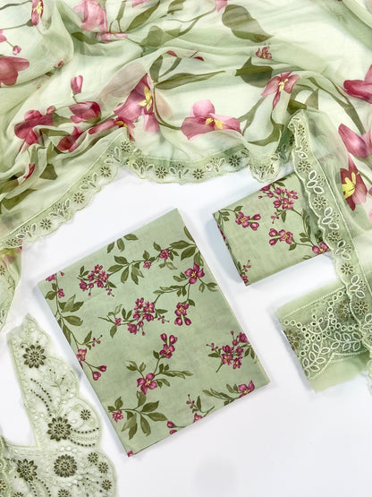 (Bundle OF 6) Iznik Peach Pink & Pista Green