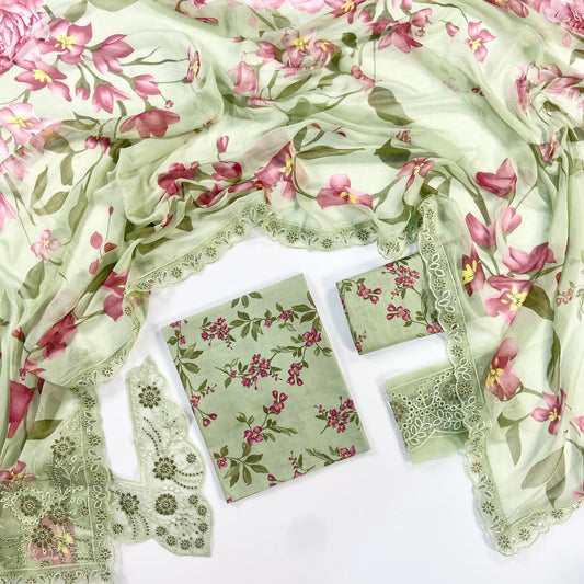 (Bundle OF 6) Iznik Peach Pink & Pista Green