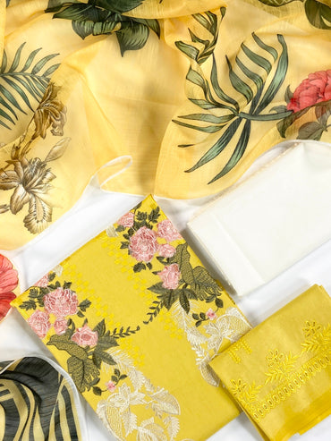 (Bundle OF 5) Elaf Yellow (Each Suit Price 3975)