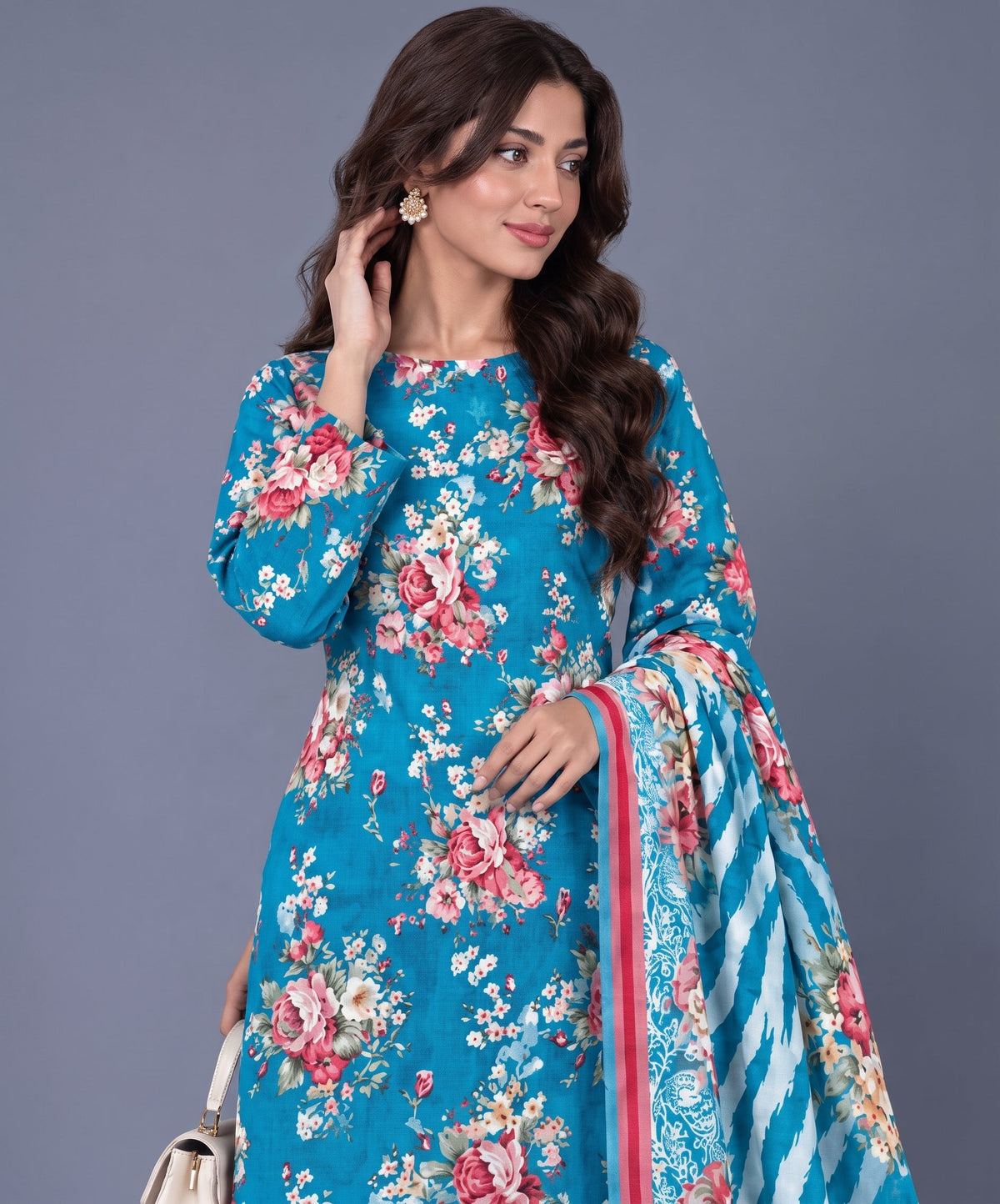 Bareeze Digital Printed Khaddar 3PC