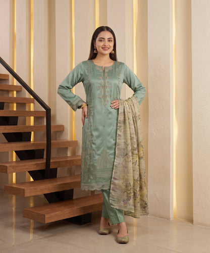 Saphira By Tawakkal Satin 3PC