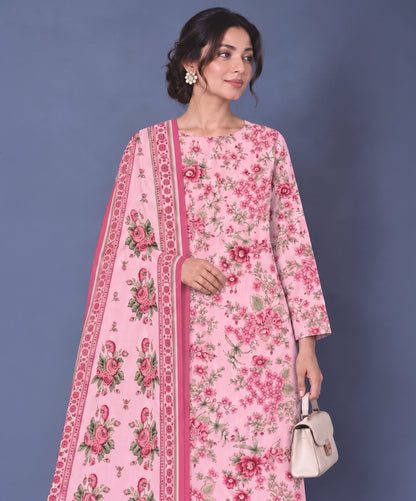 Bareeze Digital Printed Khaddar 3PC