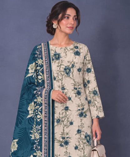 Bareeze Digital Printed Khaddar 3PC